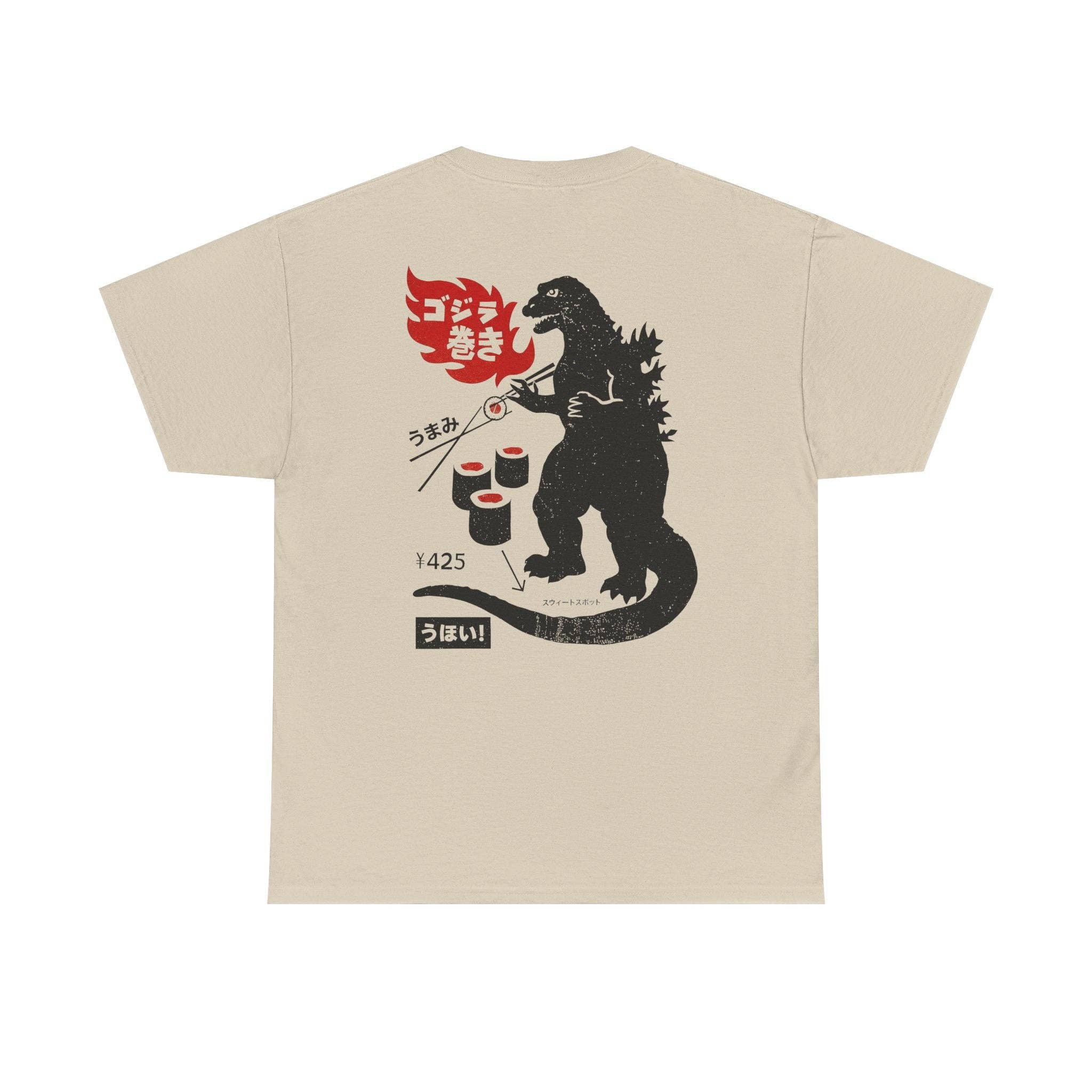 KILLER RETRO - Wholesale T-Shirt (Graphic) - Unisex - Vintage Sushi Ad T‑Shirt — Retro Japanese Monster Sushi Graphic Tee5