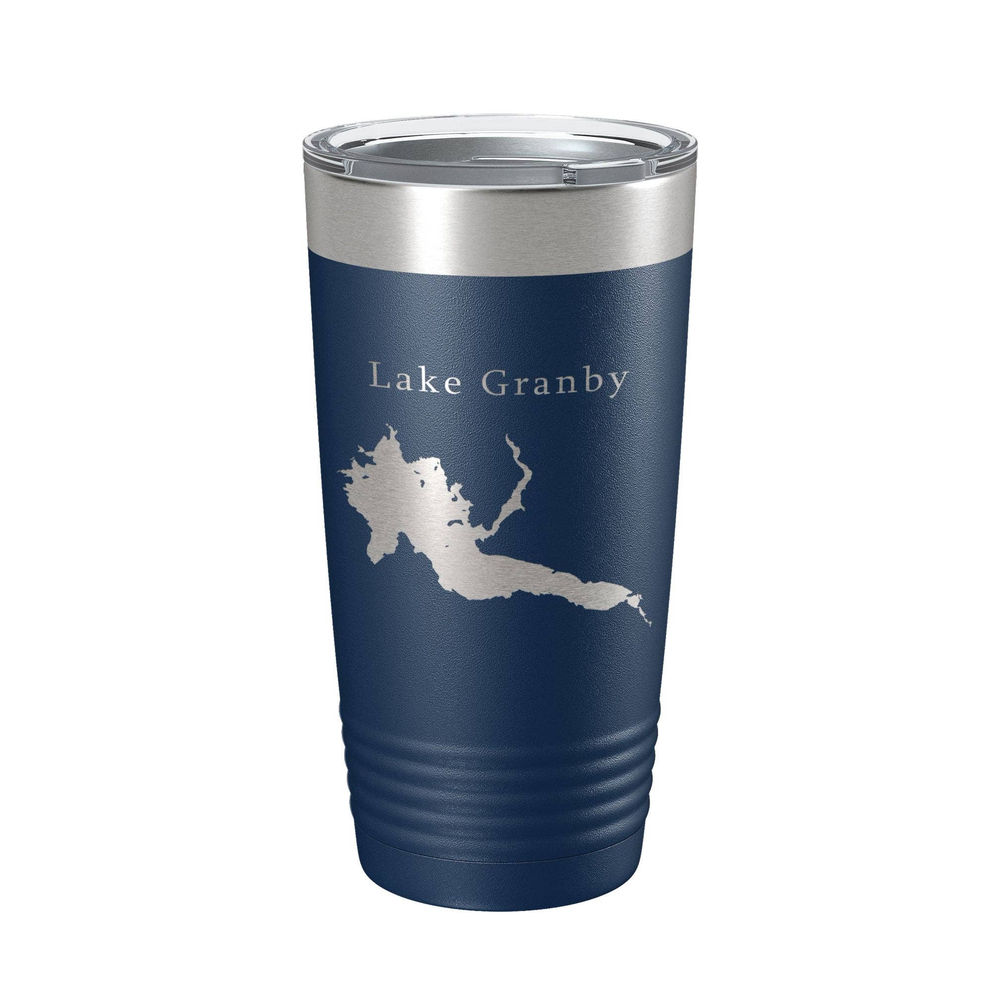 CarveBright - Wholesale Insulated Mug/Tumbler - Lake Granby Map Tumbler Travel Mug Insulated Laser Engraved Coffee Cup Colorado 20 oz2