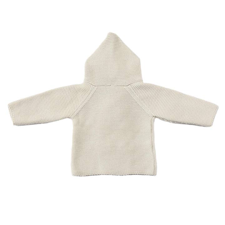 Crema Cardigan Doppiopetto con Cappuccio per Neonati e Bambini in Crema in vendita all'ingrosso su Faire