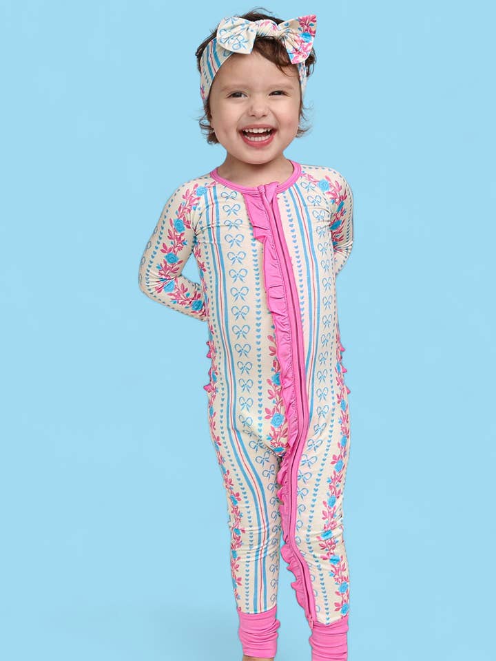 Dream Big Little Co. - Wholesale Jumpsuit - Baby - PETITE POSIE DREAM RUFFLE ROMPER13