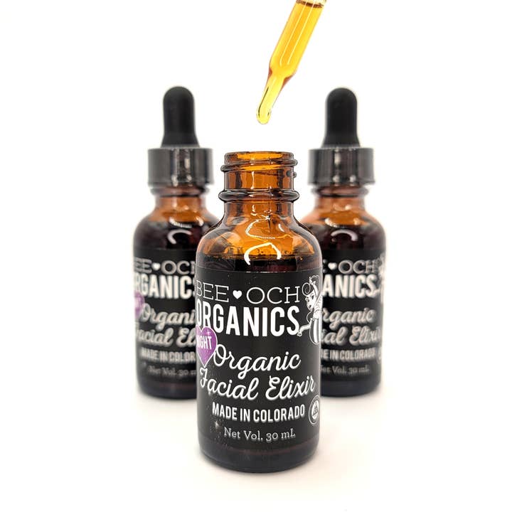 BEE-OCH Organics - Wholesale Facial Moisturizer - Organic Night Elixir - PM Moisturizer for Dry & Aging Skin