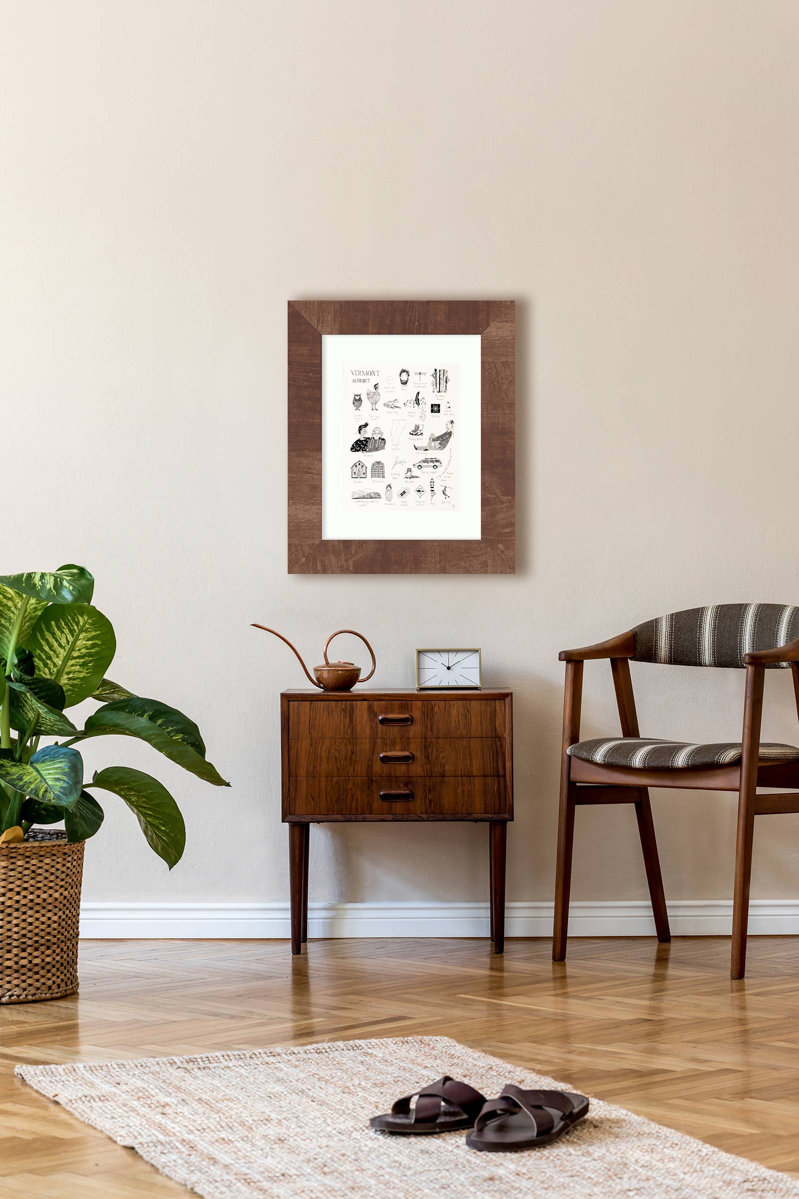 As Little Cooking as Possible - Wholesale Poster - Vermont Alphabet | Screen-Print | Made in Vermont2