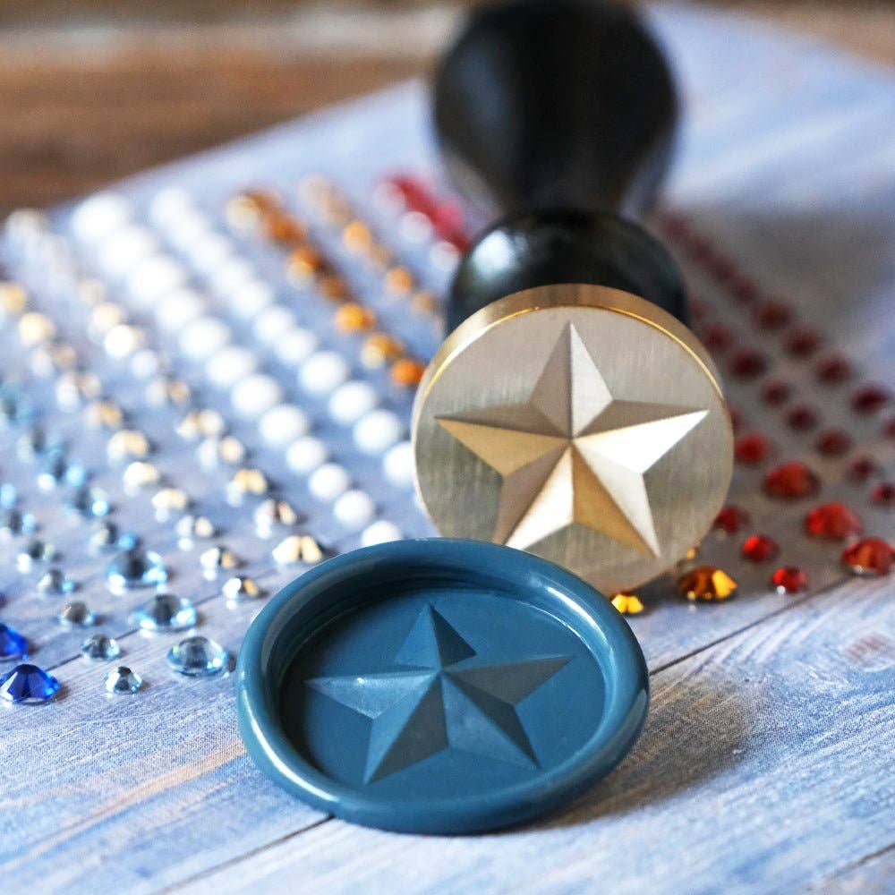 Honey Bee Stamps - Vendita all'ingrosso Timbro in gomma/decorativo - Timbro Sigillo in Cera - Stella 3D3