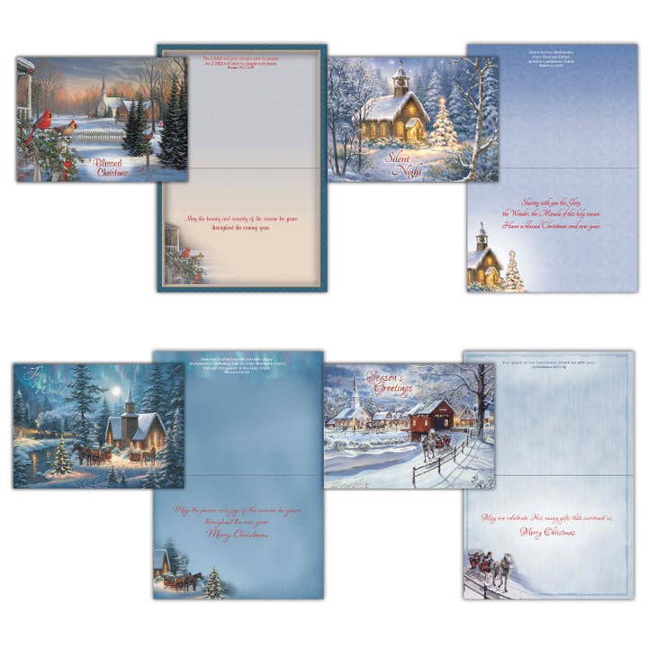 Crown Point Graphics - Wholesale Christmas Card - Religious Boxed Christmas Cards - Christmas Memories, KJV