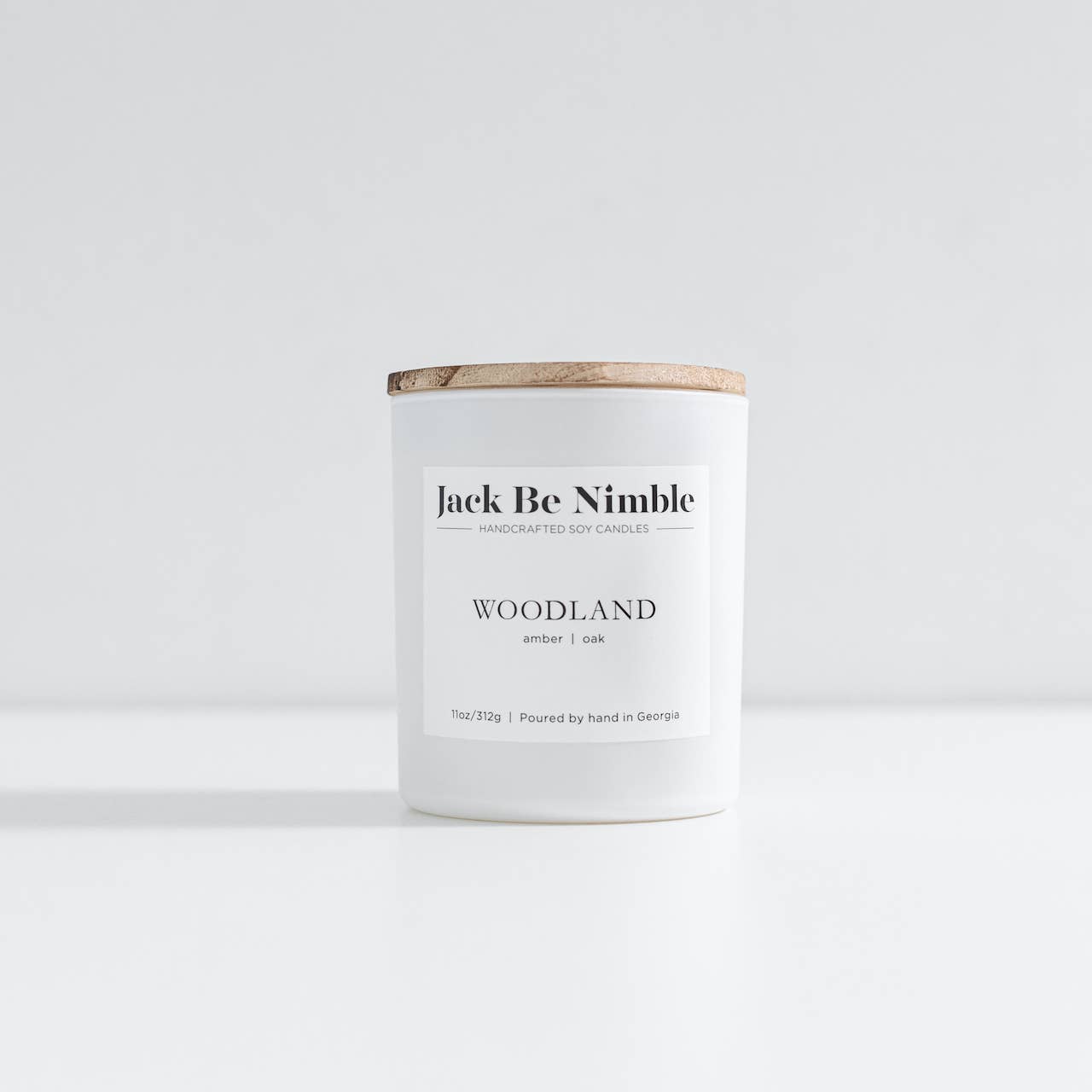 Jack Be Nimble Candles - Vente Bougie en bocal - Bougie de soja parfumée Woodland 11 oz3