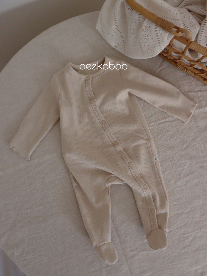 peekaboo - Wholesale Rompertje - Baby - Rompertje voor pasgeboren baby's met katoenen oogjes en lange mouwen op de voet F/W2