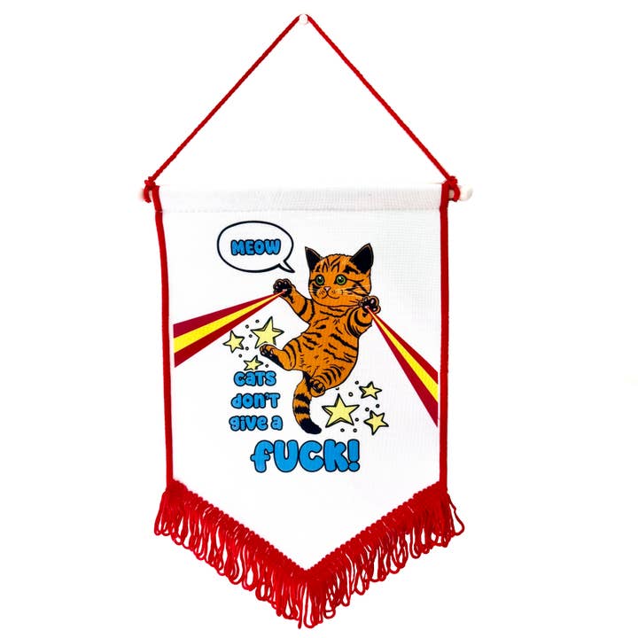 Gagliardetto "Ai Gatti Non Importa Un Cazzo" per la vendita all'ingrosso da parte di Bite Your Granny