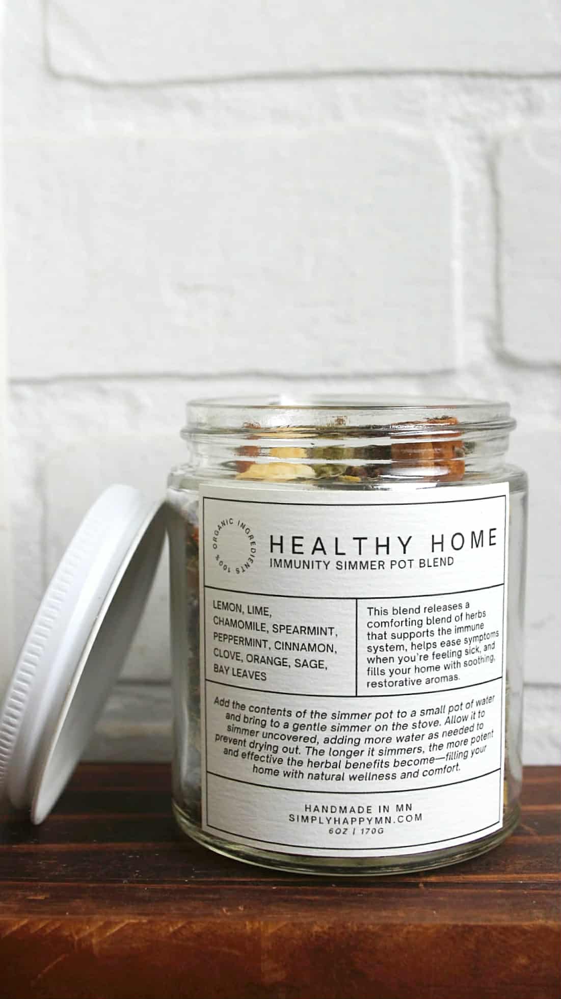 Simply Happy - Wholesale Potpourri - Healthy Home | Immunity Simmer Pot Blend3