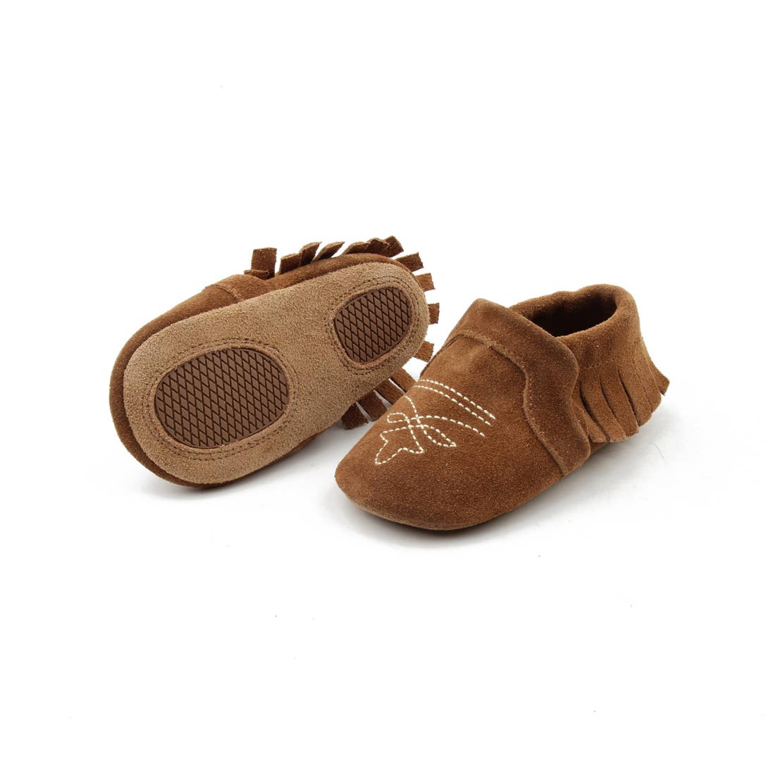 Ranch Raised ® - Wholesale Booties - Baby - Boot Mocc - Brown Suede4