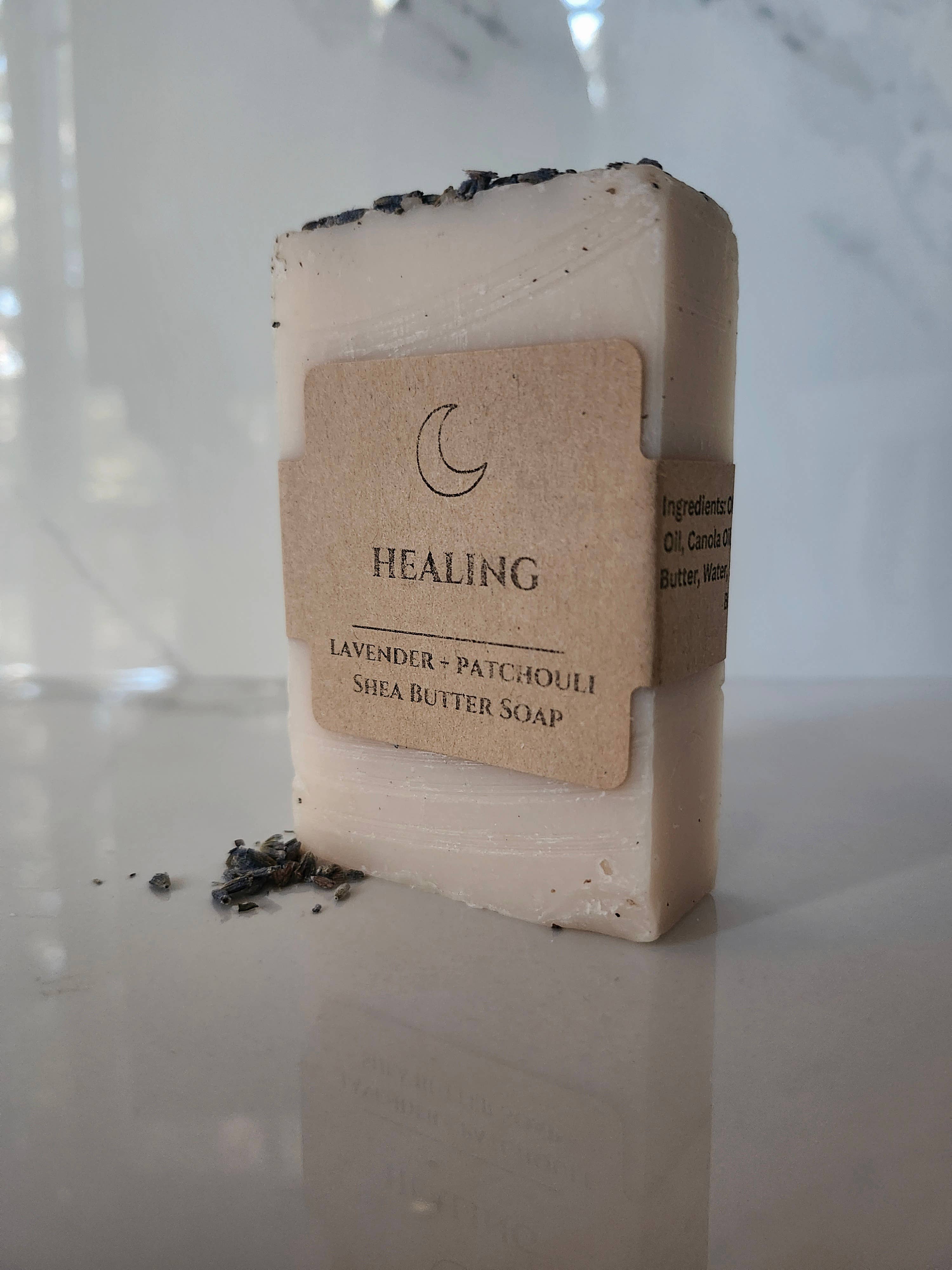 Three Witches Tea Shop - Wholesale Bar Soap - Lavender + Patchouli Organic Shea Butter Healing Soap4