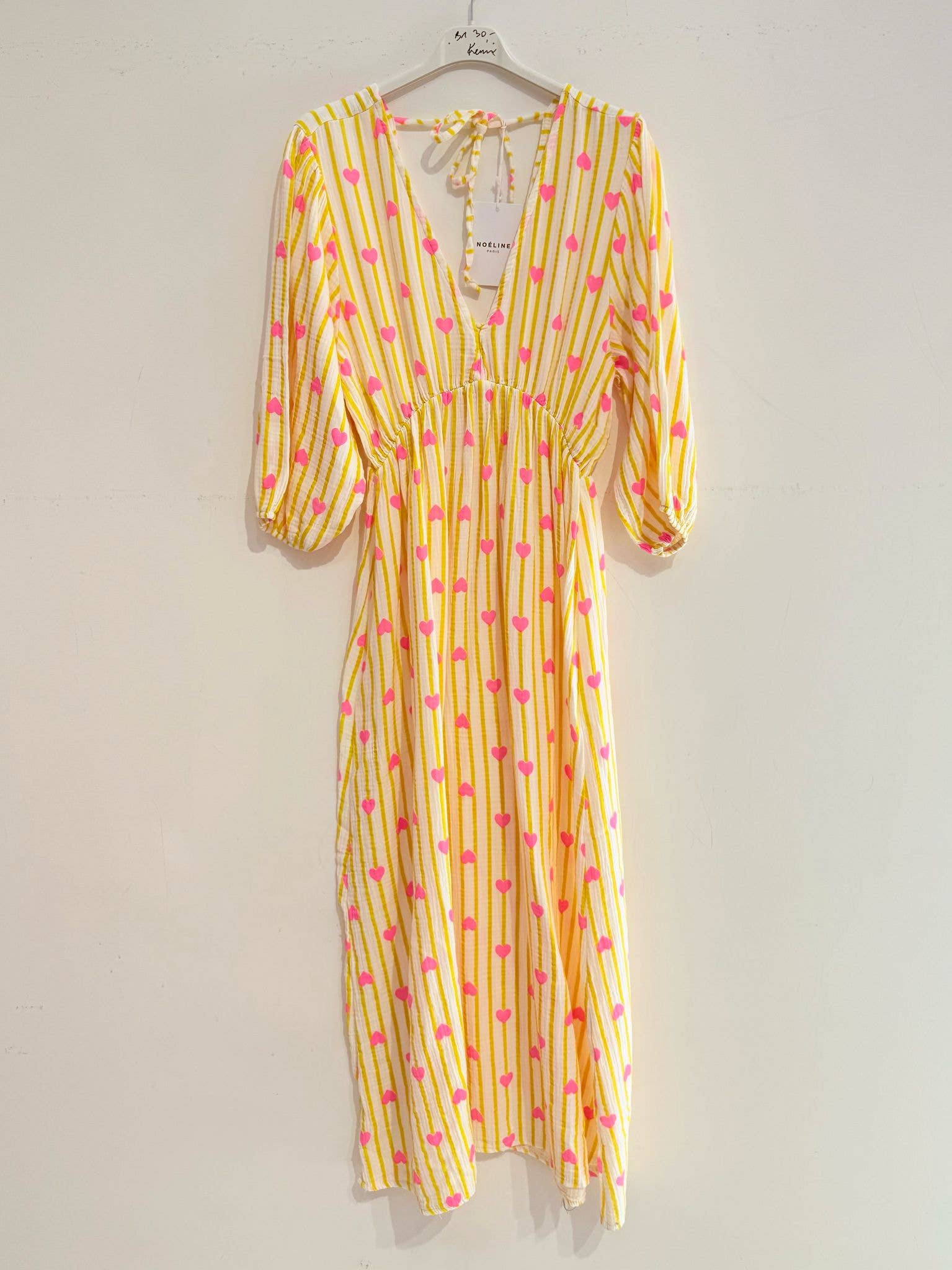 NOELINE – wholesale Dress – Women's – Printed cotton gauze dress 2394-HEART0