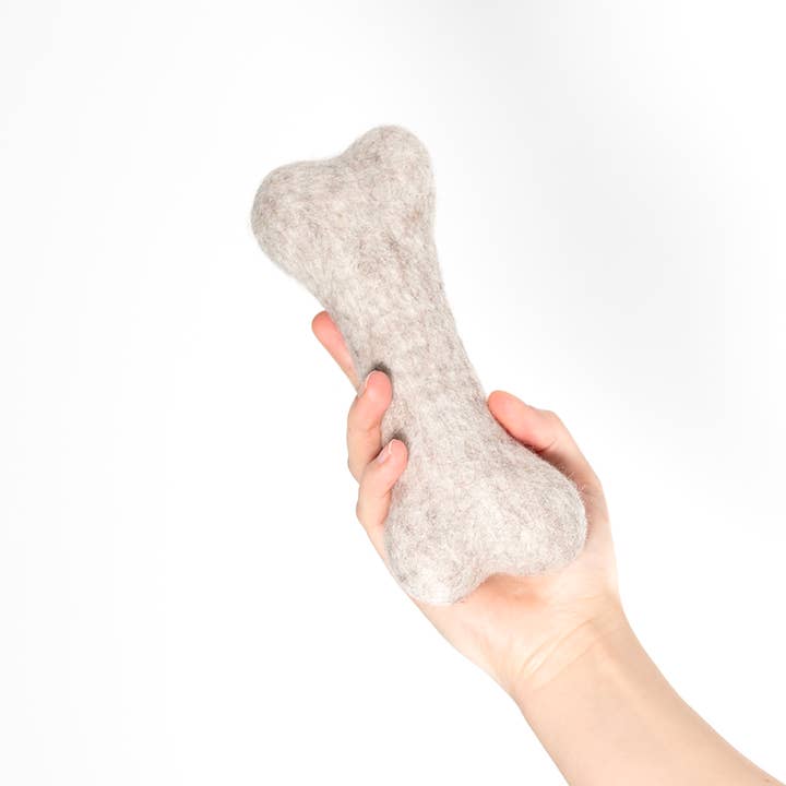 BUDDY. - Wholesale Pet Toy - Dog - BUDDY. Dog toy made of sheep wool "Bone"2