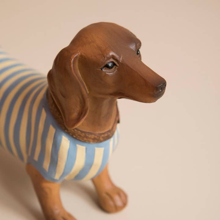 Mahe Homeware - Wholesale Decorative Figurine - Resin Leon Dachshund3