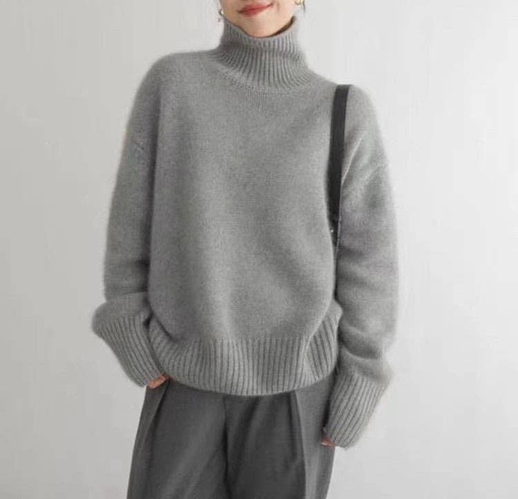 Marayn - Wholesale Knitted jumper – Women′s - Soft Knit Turtleneck Cozy Chic Korean Style (Copy)11