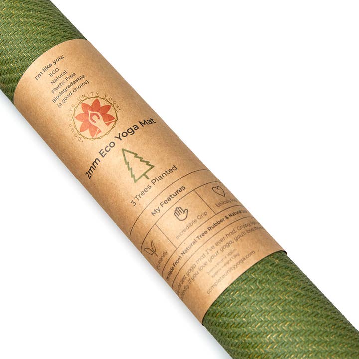 Complete Unity Yoga – wholesale Yogamatta – CompleteGrip™ 2mm Miljövänlig Resor Yoga Mat Forest Green2