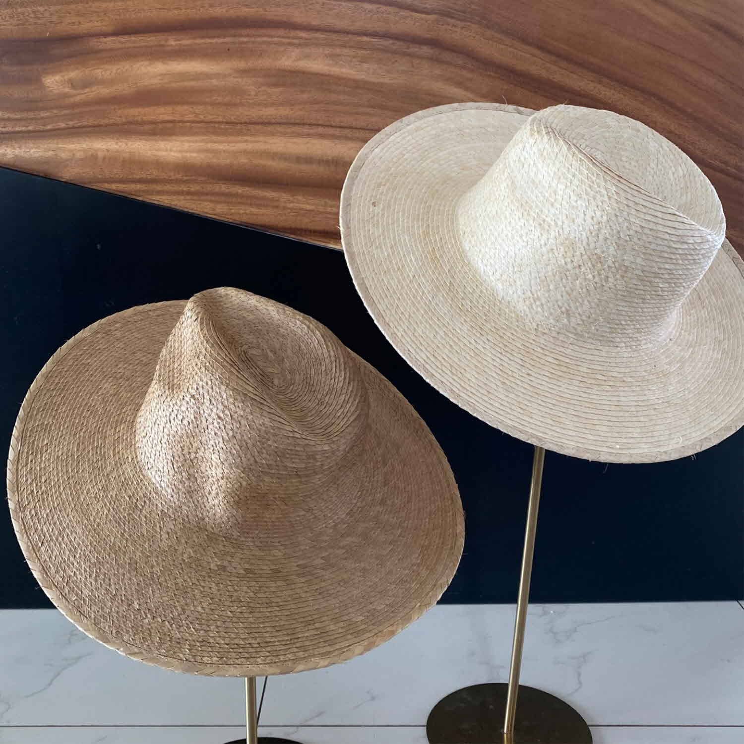 Bella Betty - Wholesale Straw Hat - Women's - Summer fedora in natural palm leaf straw (Copy)5