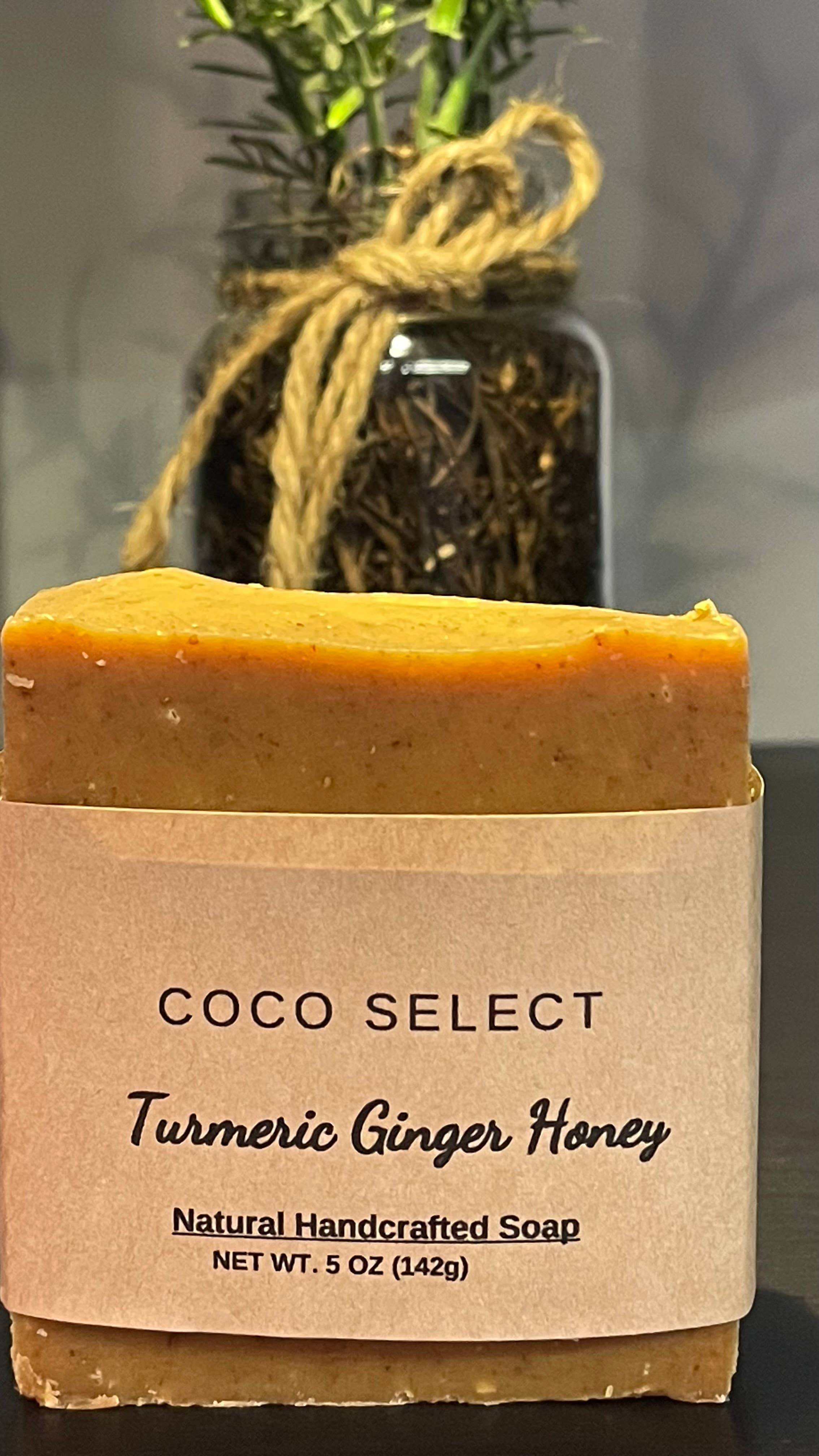 Coco Select - Wholesale Bar Soap - Turmeric Ginger Honey3