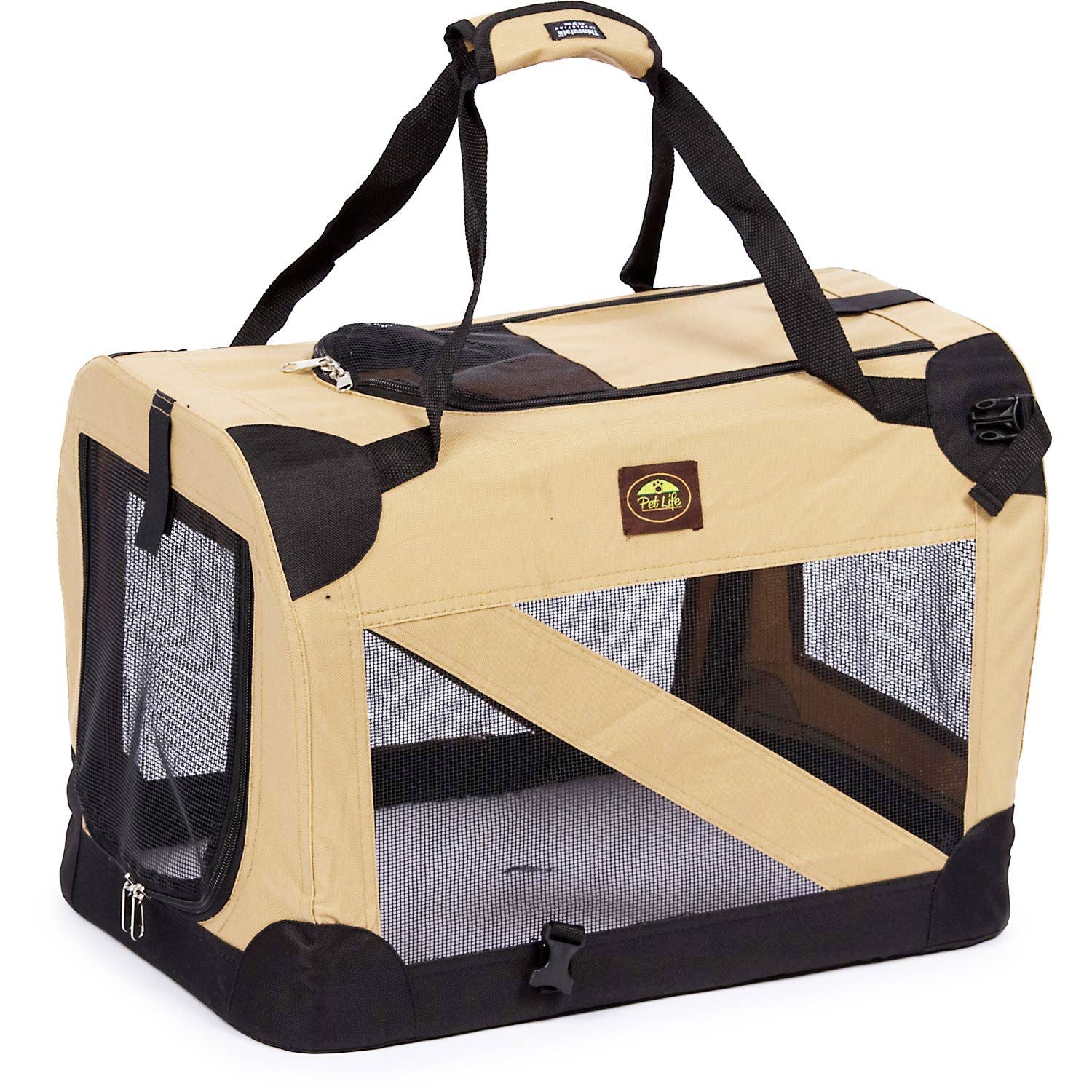 Pet Life - Wholesale Pet Carrier - Dog - Folding Zippered 360° Vista View House Pet Crate3