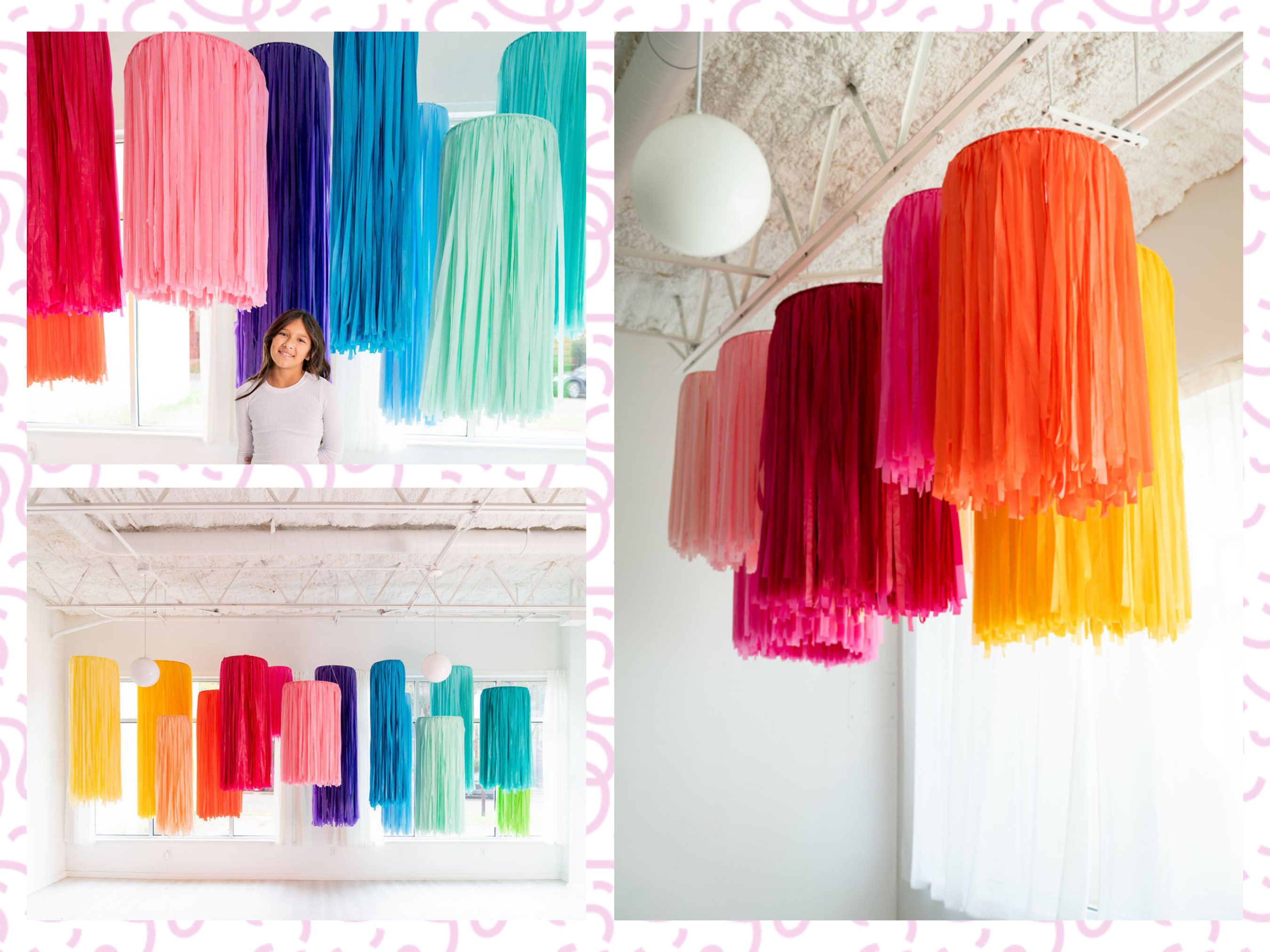 Oh My Darling Party Co – wholesale Dekal – Buntade anpassade luftfransringar1