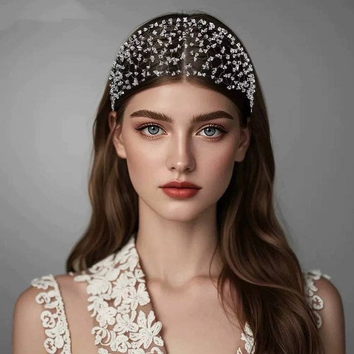 LanLivia - Wholesale Fashion Headband - Women's - Luxurious Knitted Crystal Hairnet7
