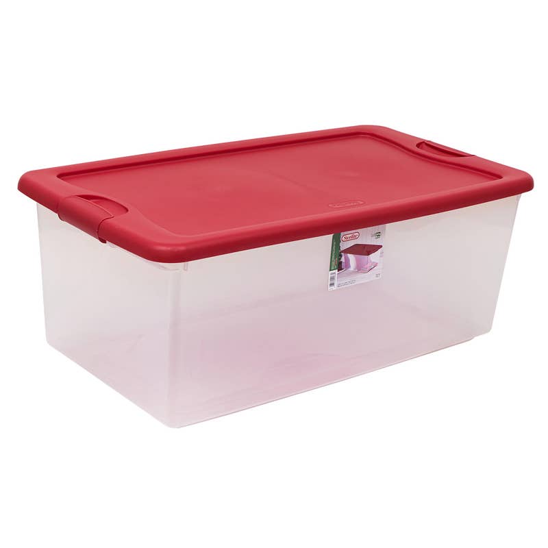 Deluxe Import Trading - Wholesale Opbergbak - Sterilite Plastic Vergrendelbare Doos - 85,9x46,4x33 cm - 100,3 L0