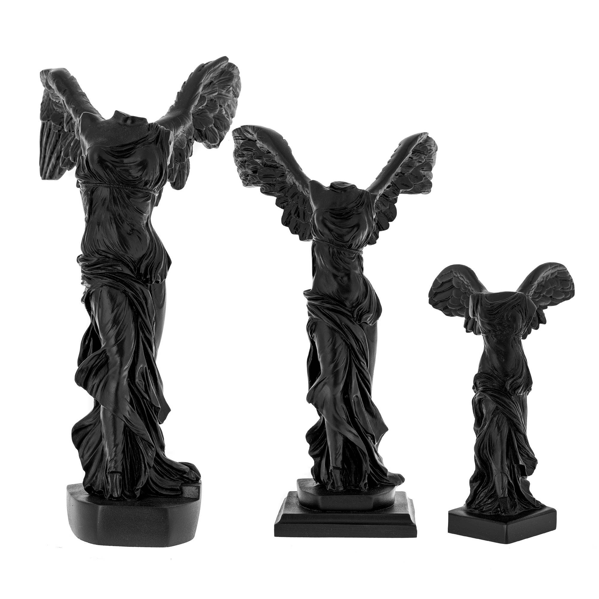 ARTIA LTD - Wholesale Sculpture - Victory - Nike Winged Goddess of Samothrace 30cm Black Color4