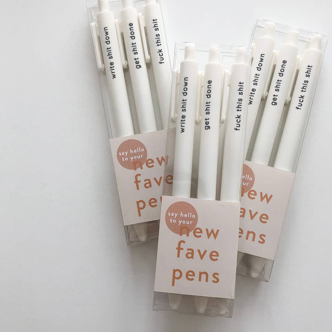 pixel paper hearts - Wholesale Pen - Shit x3 Pen Set2