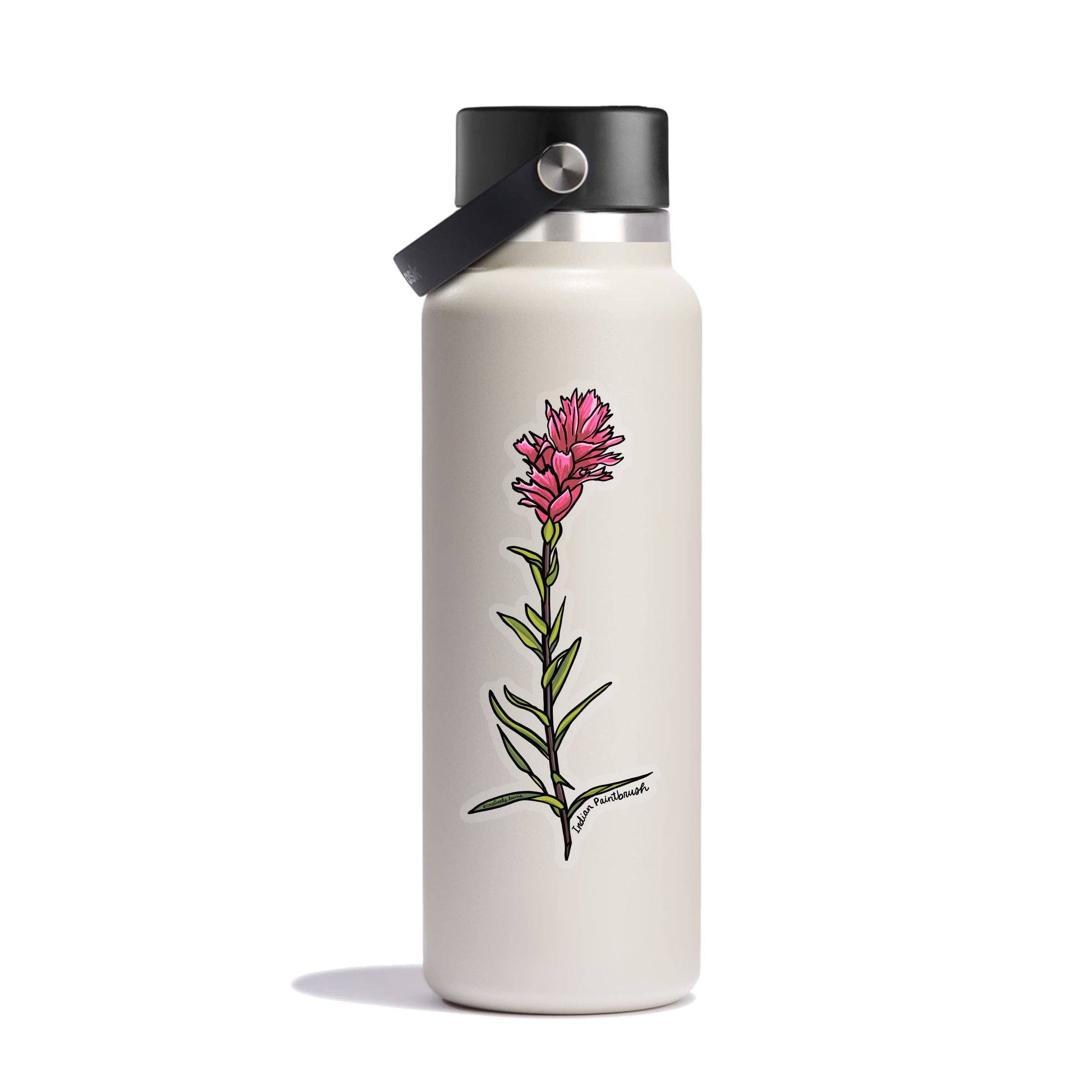 Creatively Leanne - Wholesale Sticker - Indian Paintbrush Wildflower Sticker 5.5"1