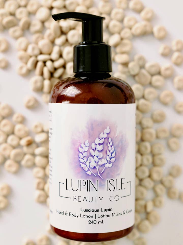 Luxurious Lupin Hand & Body Lotion for wholesale by Lupin Isle Beauty Co.