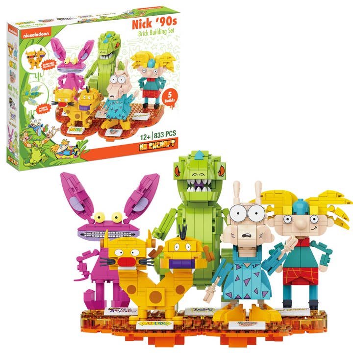 Nickelodeon 90s Icons Brick Building Set for wholesale by Brickcraft