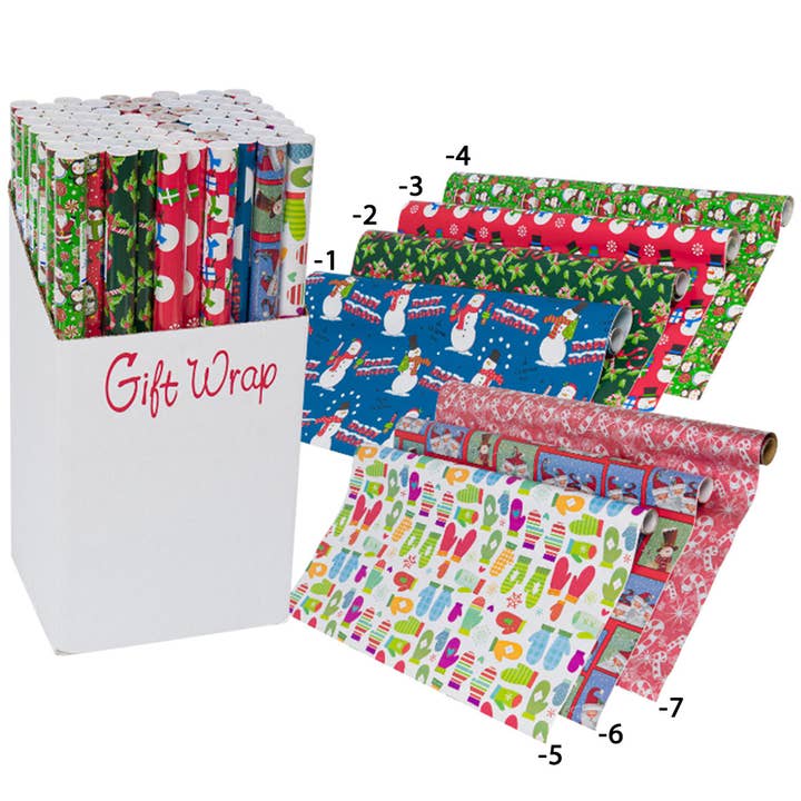 CHRISTMAS GIFT WRAP, 80701X for wholesale by JOIA ACCESSORIES