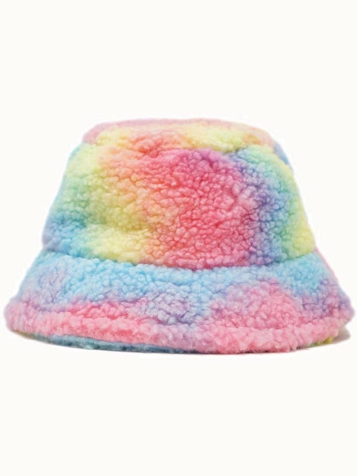 Sherpa Fischerhut aus flauschigem, strukturiertem Kunstfell, Tidye für den Großhandel von Olive & Pique