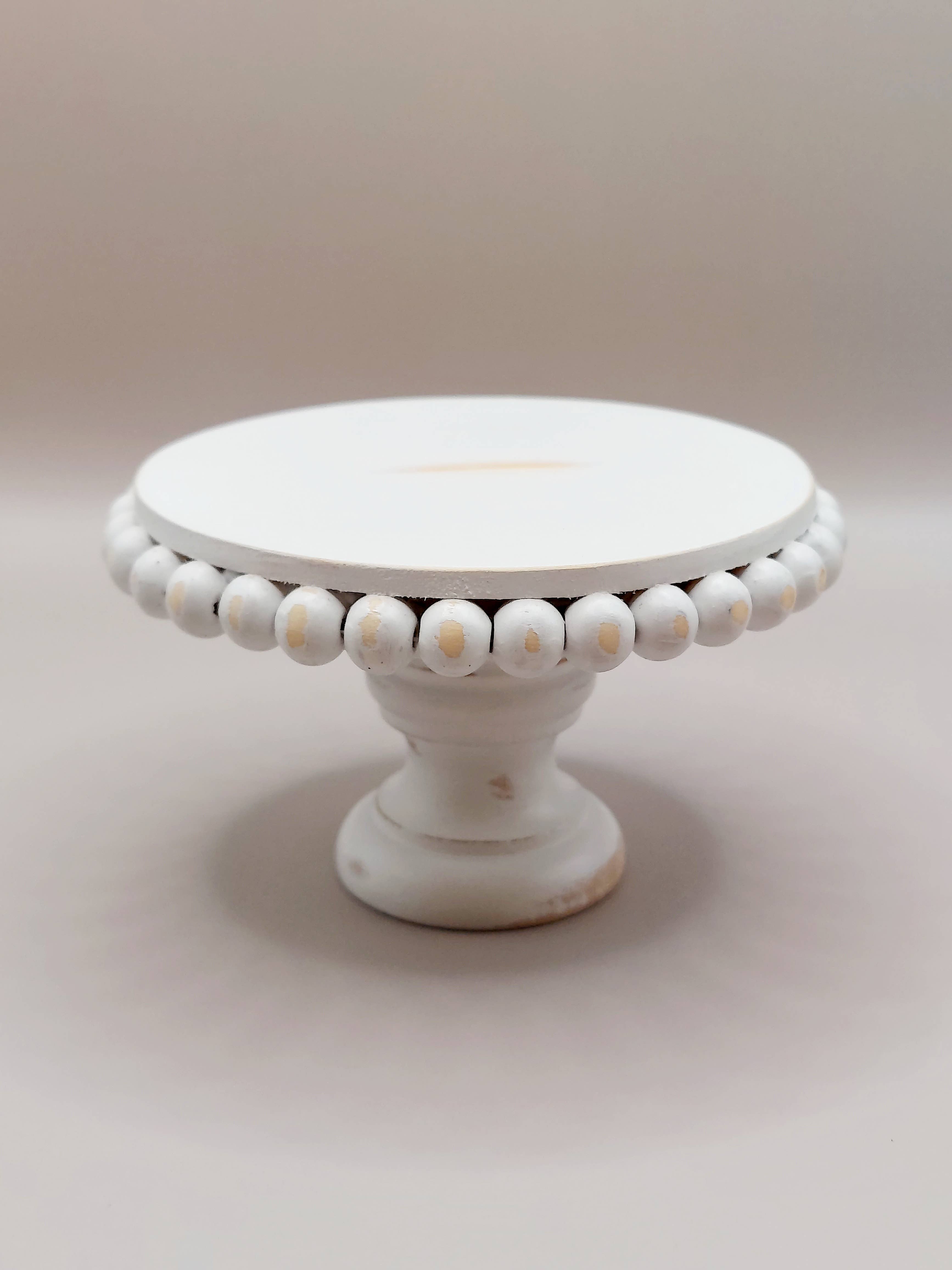 Crafty Wood Studios - Wholesale Desk Riser - 2.5" Mini Beaded Wood Riser, Beaded Farmhouse Riser7