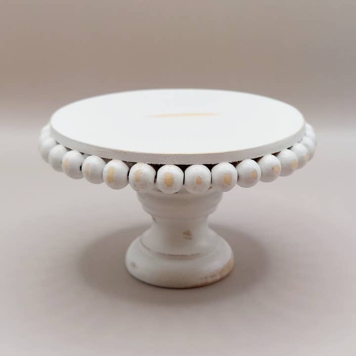 Crafty Wood Studios - Wholesale Desk Riser - 2.5" Mini Beaded Wood Riser, Beaded Farmhouse Riser7