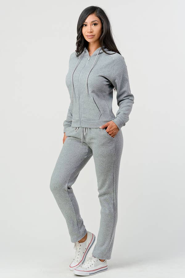 Lime All the Time – Großhandel Loungewear-Set – Damen – 2-teiliges Set mit Kapuzenpulli und Jogginghose mit Reißverschluss17