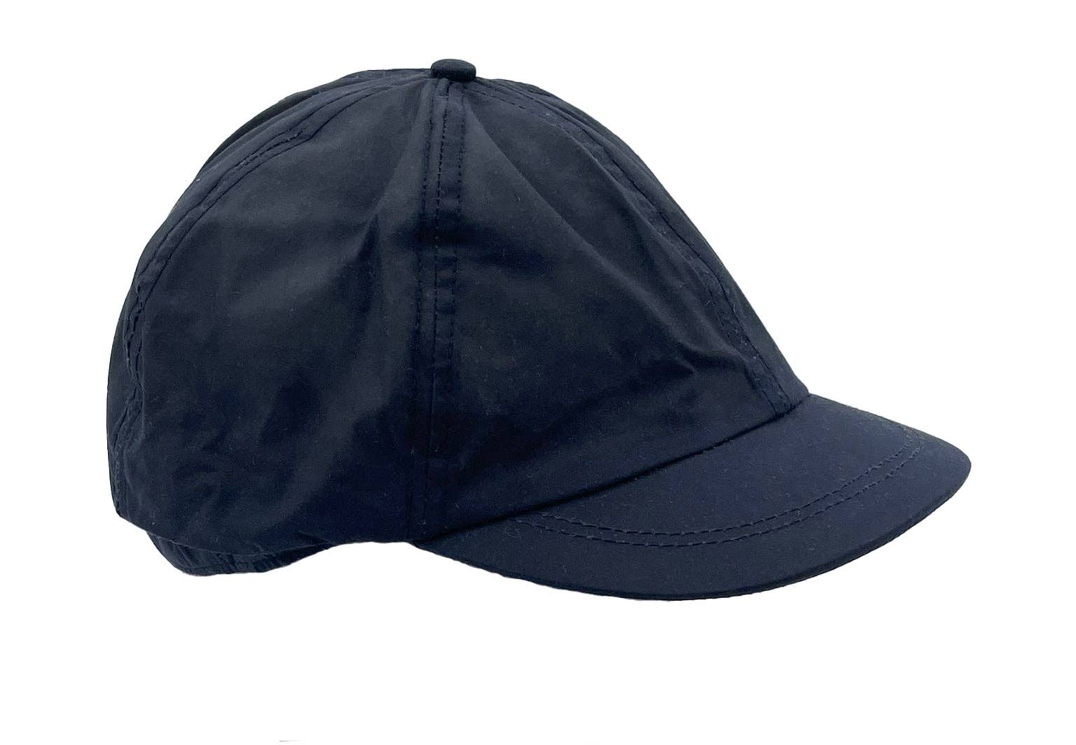 REMOVED BRAND – wholesale Baseballkeps - Unisex – fluffig platt mössa i oljeskinn, vattenavvisande i svart, brunt och mörkblått