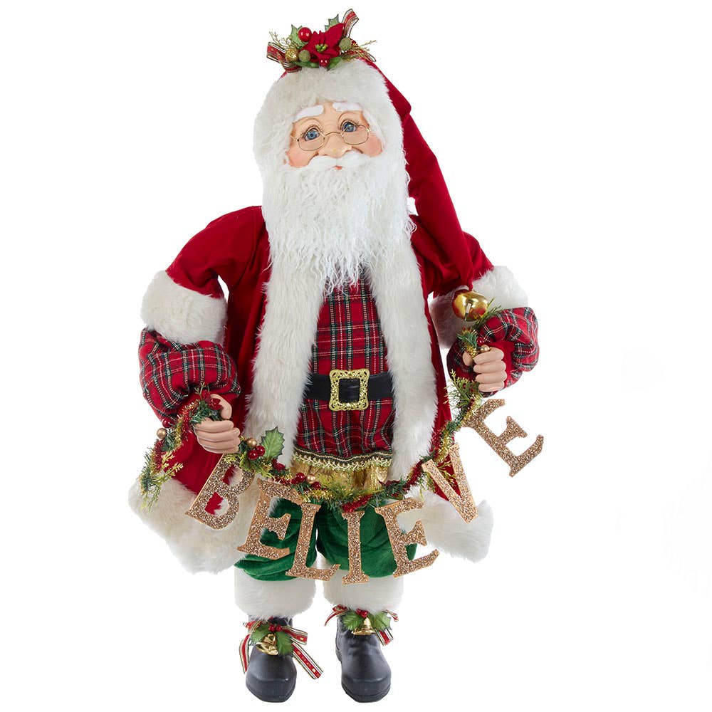 Kurt S. Adler, Inc. - Vente Décoration de Noël - Père Noël KSA Kringles 36 pouces avec guirlande1