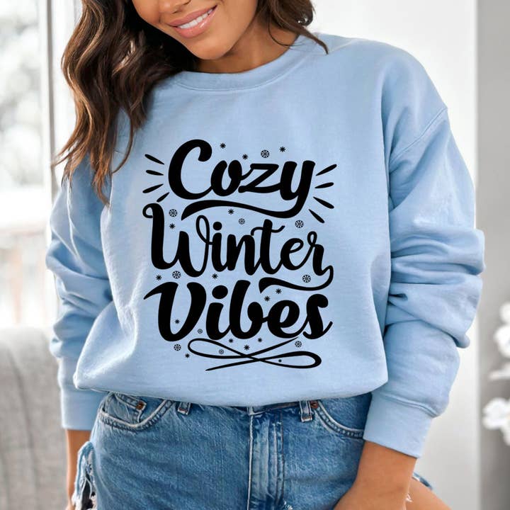 LA Shirt Company - Wholesale Graphic Sweatshirt - Unisex - Cozy Winter Vibes - Sweatshirt & Hoodie2