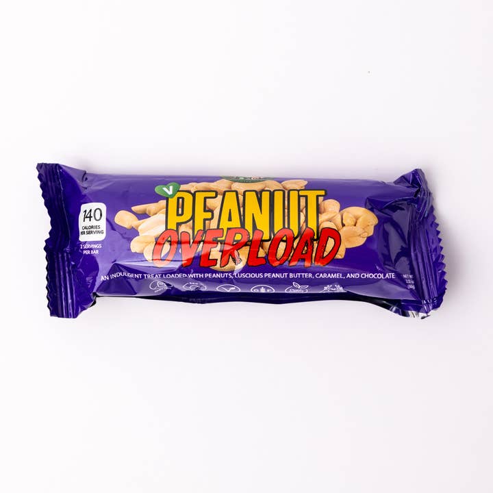 Break Free Candy – Engroshandel Chokoladebar – Vegansk Peanut Overload™ Slikbar (Pakke med 12)