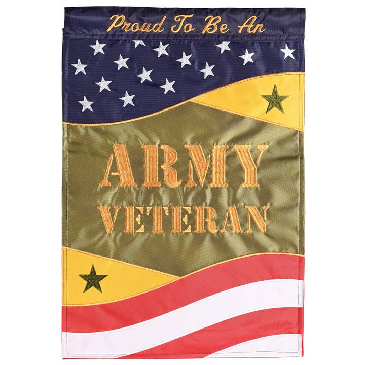 Flag Proud To Be An Army Veteran 13x18 for wholesale by Magnolia