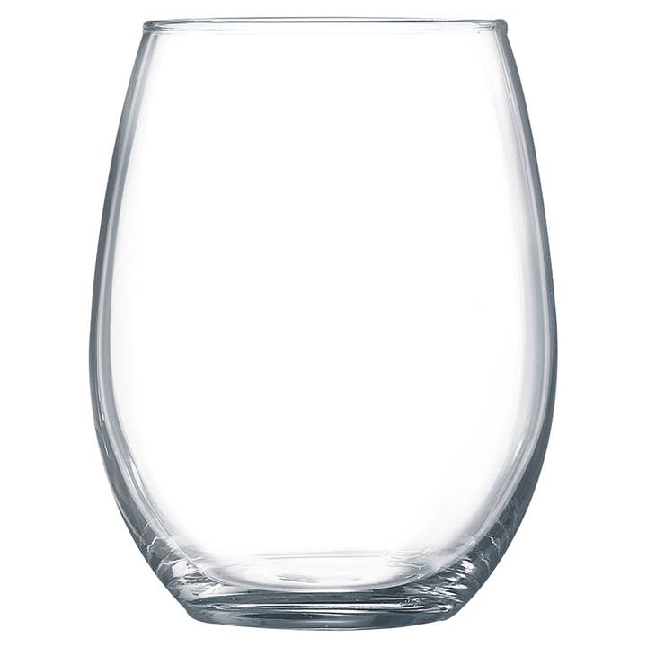 9th Letter Press - Wholesale Wine Glass - Custom Engraved 17 oz Stemless Wine Glass1