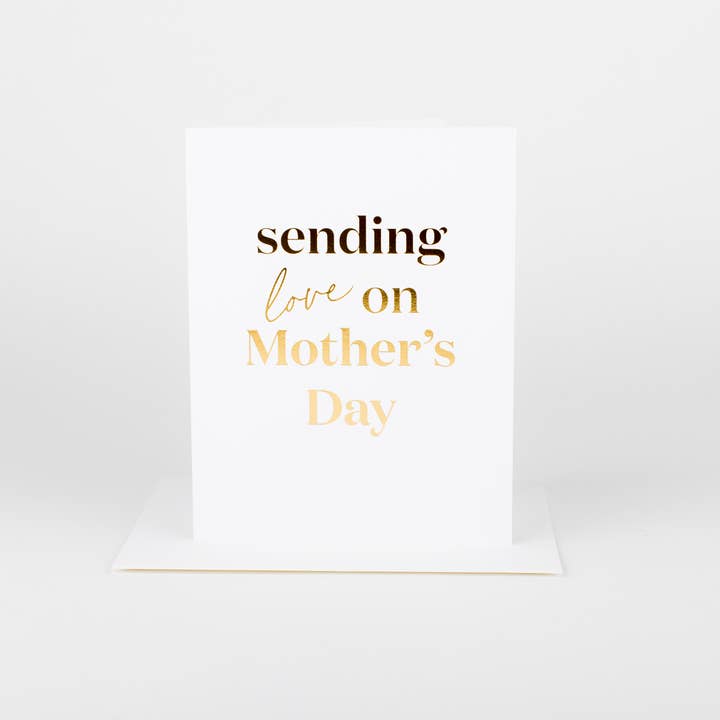Wrinkle & Crease Paper Products - Wholesale Mother's Day Card - Sending Love on Mother’s Day