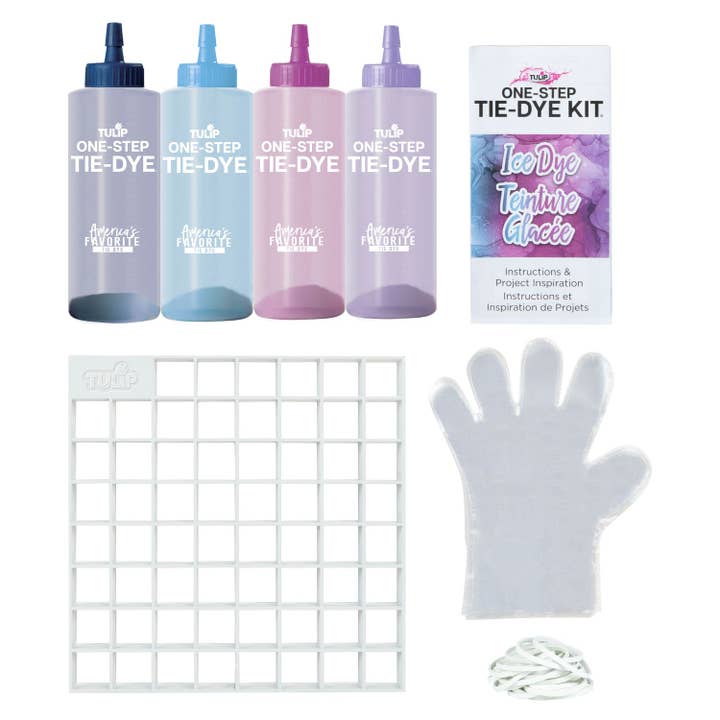 Ilovetocreate - Wholesale DIY Craft Kit - Tulip One-Step Ice Dye 4-Color Tie-Dye Kit2