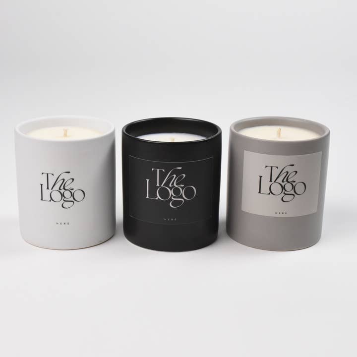 White Label Custom Ceramic Candle for wholesale by Standard Wax