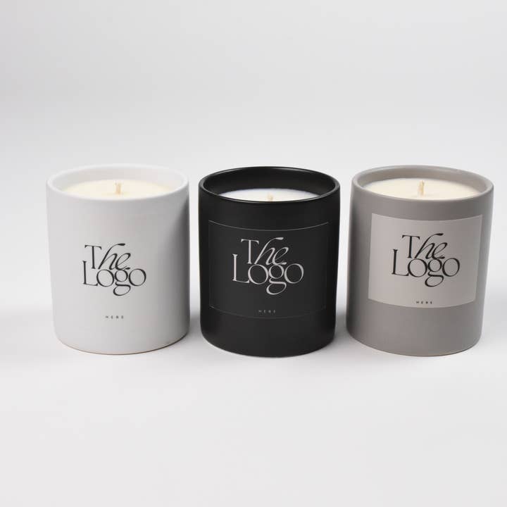 Standard Wax - Wholesale Jar/Filled Candle - White Label Custom Ceramic Candle