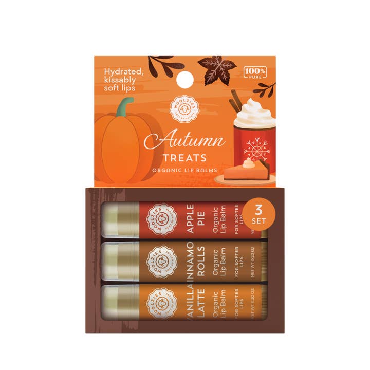 Woolzies - Wholesale Lip Balm Set - Autumn Treats Lip Balm Set Of 33