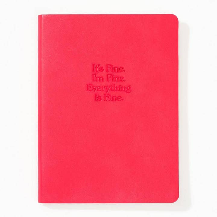 It's Fine Pink Leather Journal for wholesale by Paper Source Wholesale