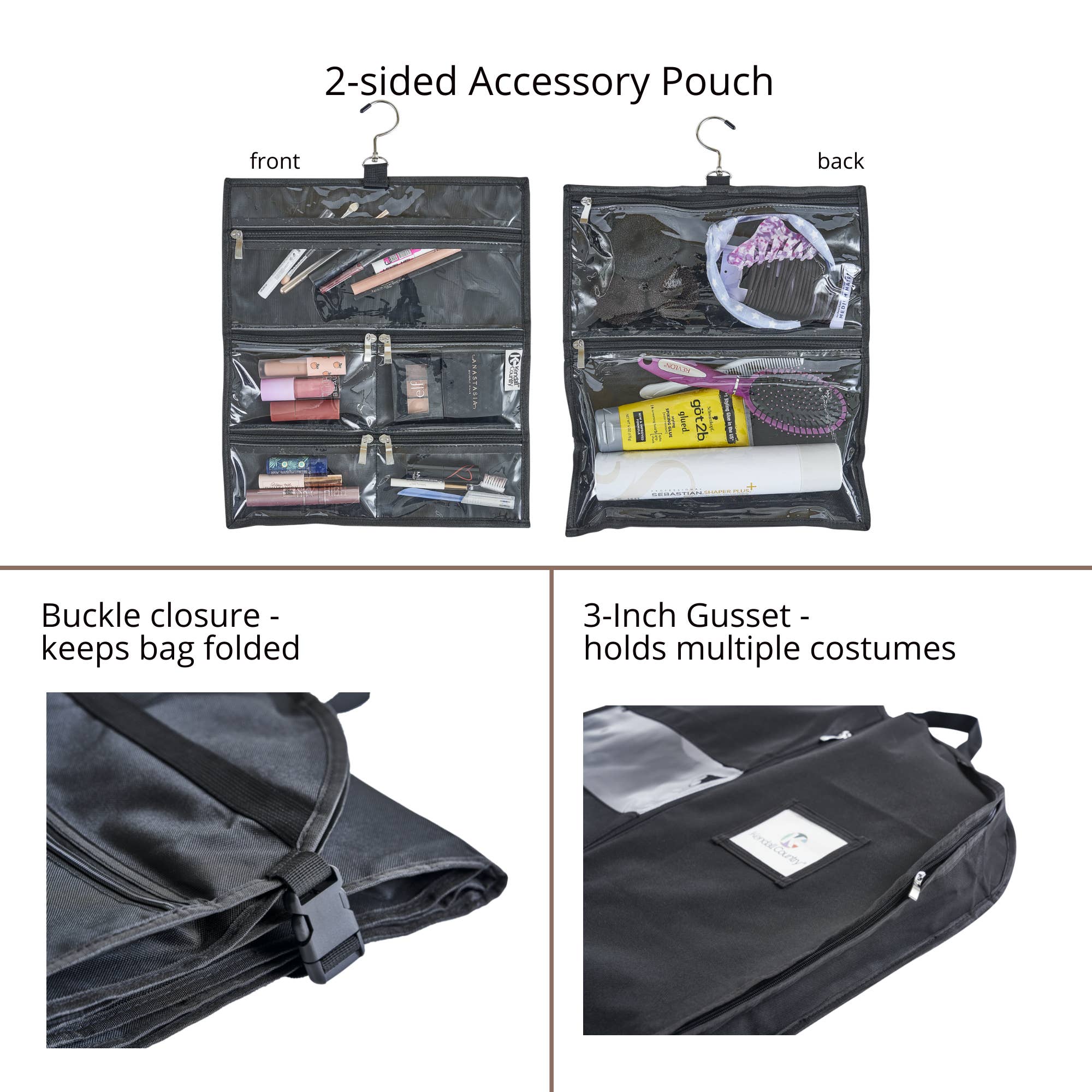 Kendall Country - Wholesale Garment Bag - Unisex - 52" Waterproof Garment Bag with Accessory Pouch21