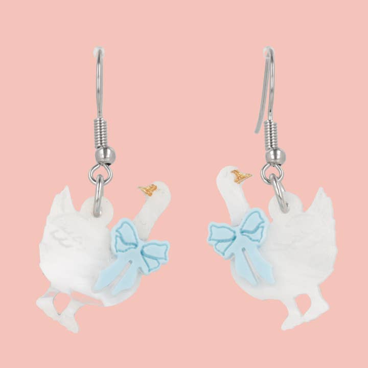 Silly Goose Earrings for wholesale by Sour Cherry