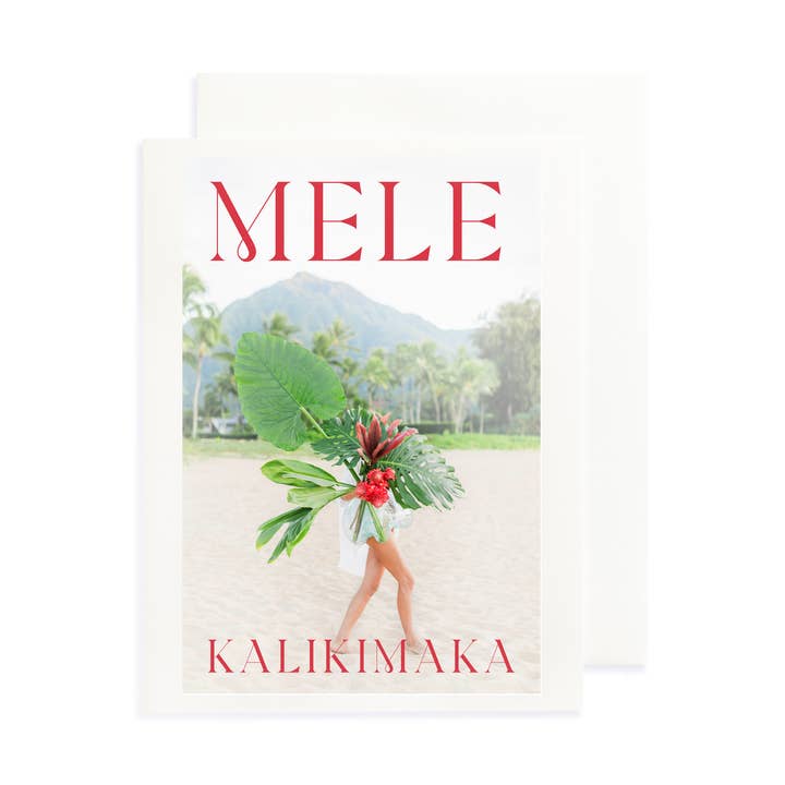 Sea Light Print Shop - Wholesale Season's Greetings Card - Mele Kalikimaka Greeting Card